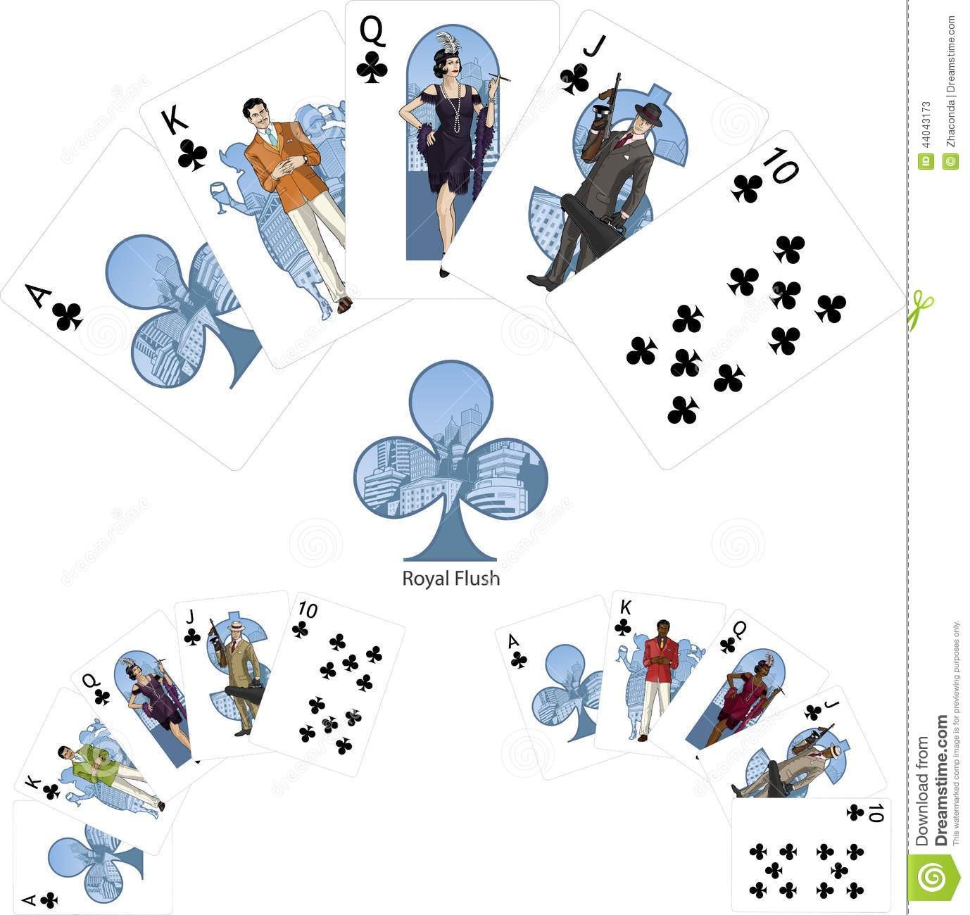 1378x1300 Poker Card Vector Beautiful Royal Flush Clubs Poker Winning