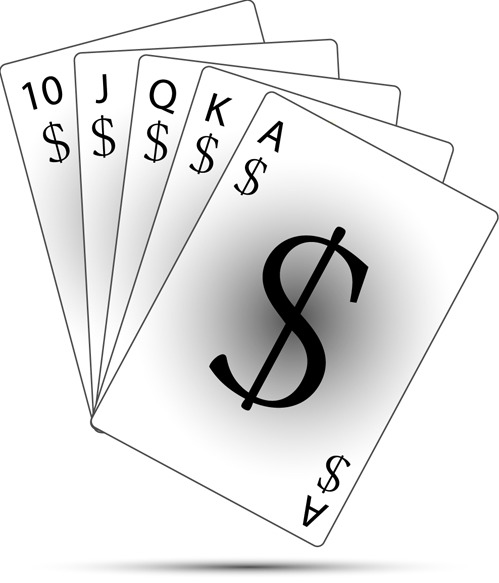 499x583 Royal Straight Flush Playing Cards Vector Free Vectors Ui