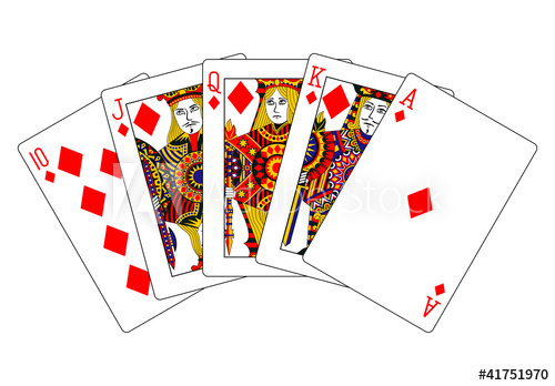 500x348 Diamonds Royal Flush