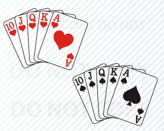 570x456 Cards Poker Vector Images Clipart For Cricut Etsy