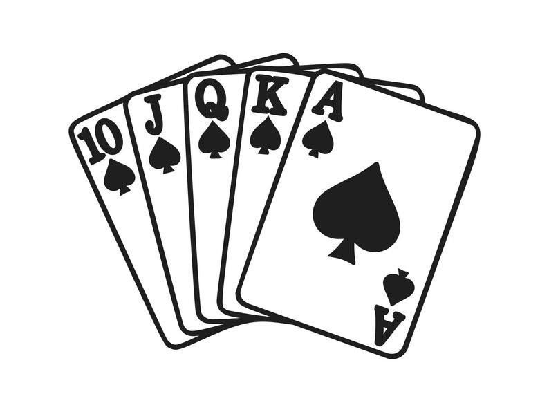 Royal Flush Vector at Vectorified.com | Collection of Royal Flush ...