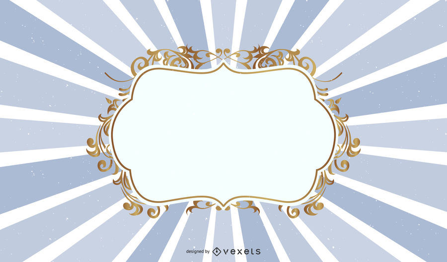 Golden Floral Royal Frame 900x529 Golden Floral Royal Frame