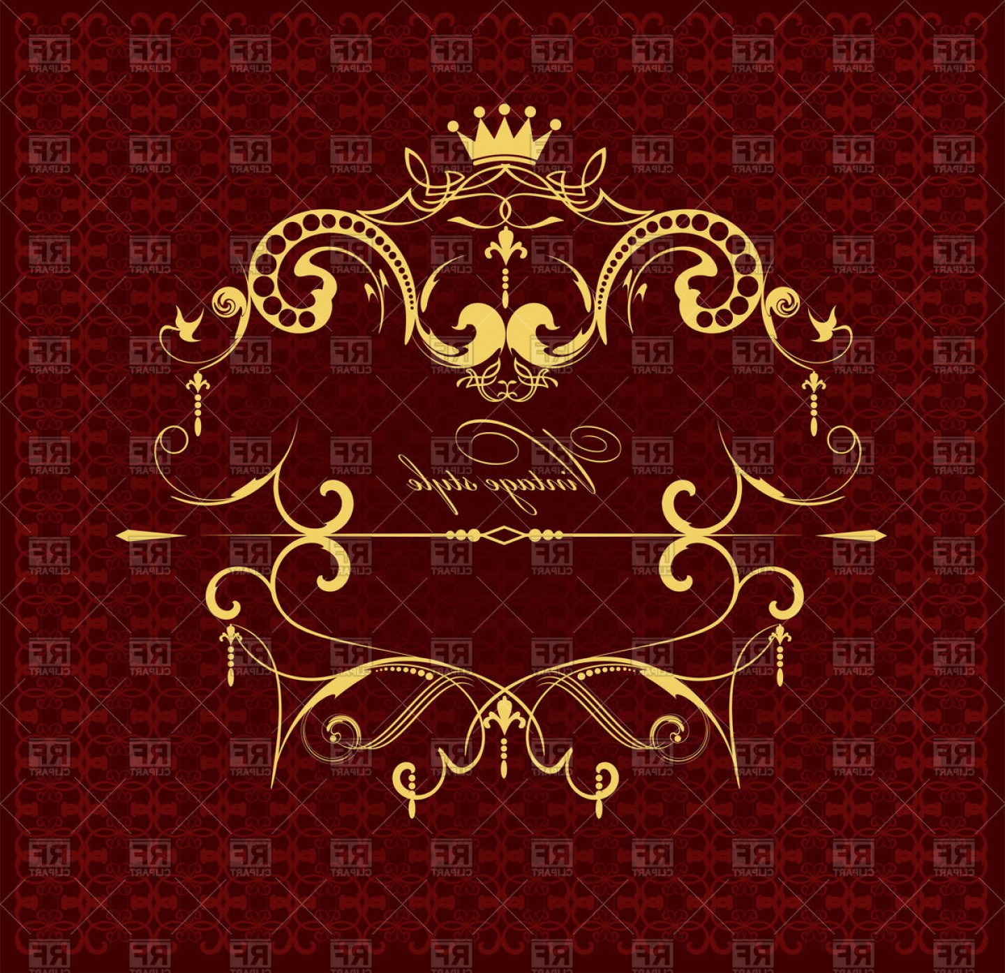 Golden Ornate Royal Frame Elegant Victorian Ornament Vector 1440x1394 Golden Ornate Royal Frame Elegant Victorian Ornament Vector