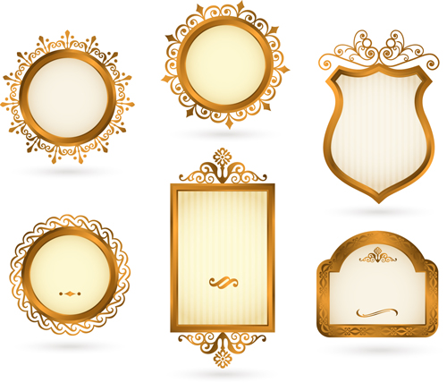 Luxurious Gold Royal Frames Vector Free Download 500x428 Luxurious Gold Royal Frames Vector Free Download