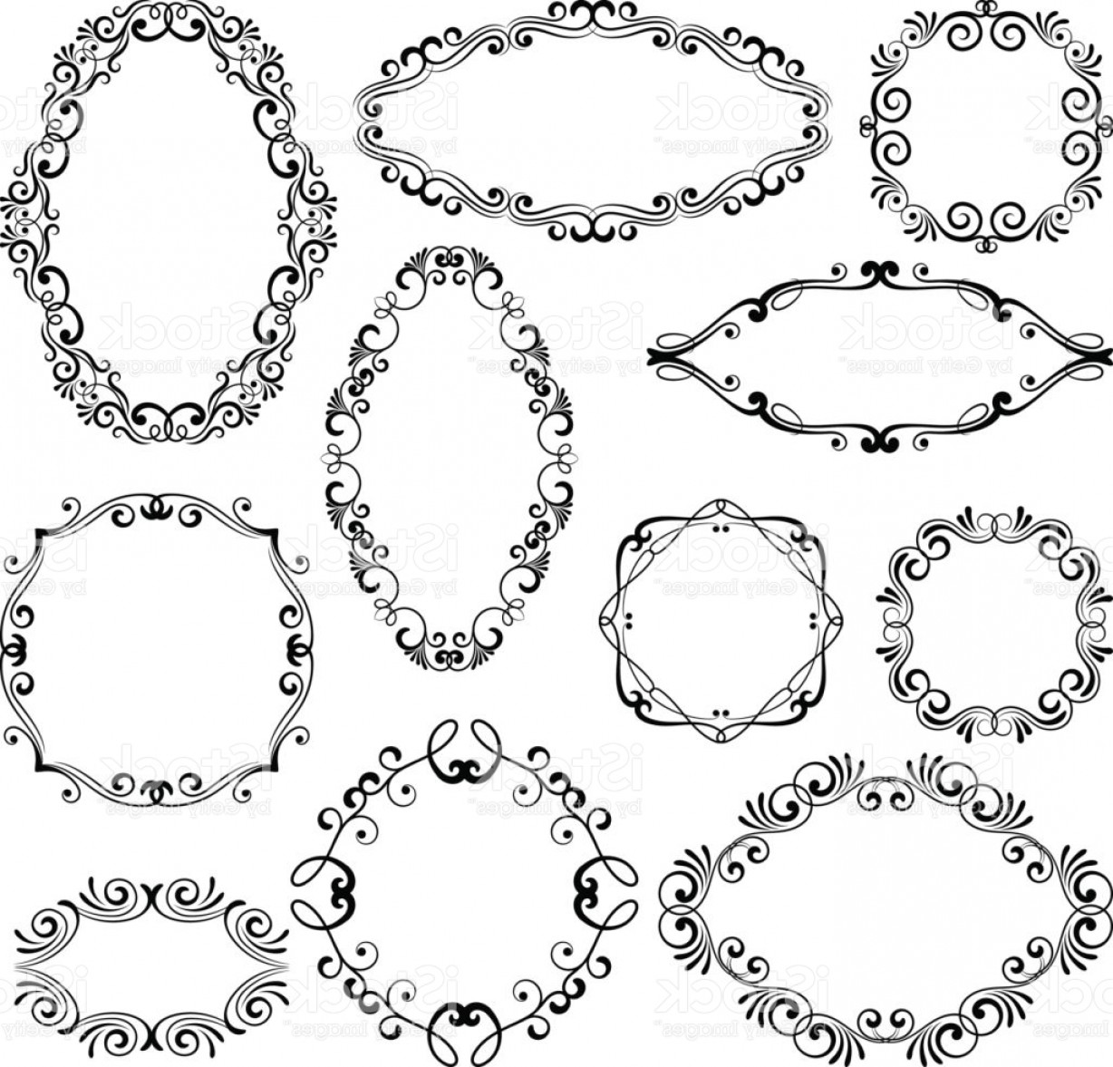 Floral Design Filigree Frame Elements Vector Black Royal Frames 1228x1177 Floral Design Filigree Frame Elements Vector Black Royal Frames