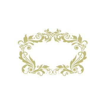 Free Simple Golden Royal Floral Frame Vector 352x332 Free Simple Golden Royal Floral Frame Vector