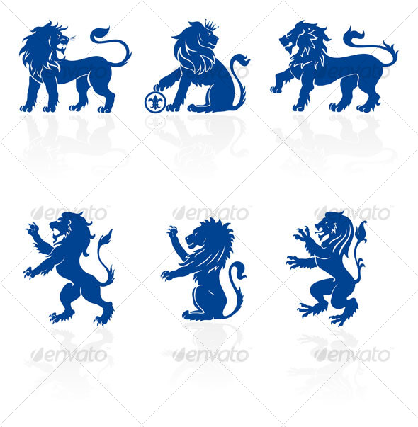 Lion Graphics, Designs Templates From Graphicriver 590x603 Lion Graphics, Designs Templates From Graphicriver