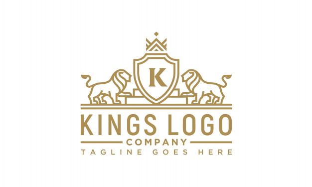 Golden Royal Lion King Logo Design Vector Premium Download 626x375 Golden Royal Lion King Logo Design Vector Premium Download