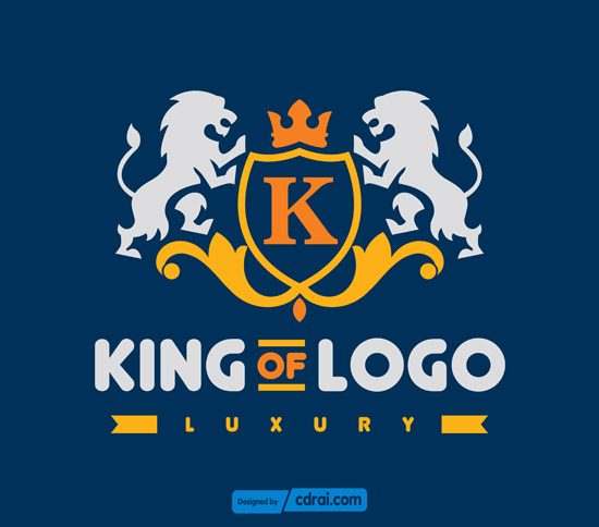 Royal Lion Logo Design Template Vector Free Download 550x484 Royal Lion Logo Design Template Vector Free Download