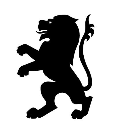 Royal Lion Silhouette 393x437 Royal Lion Silhouette