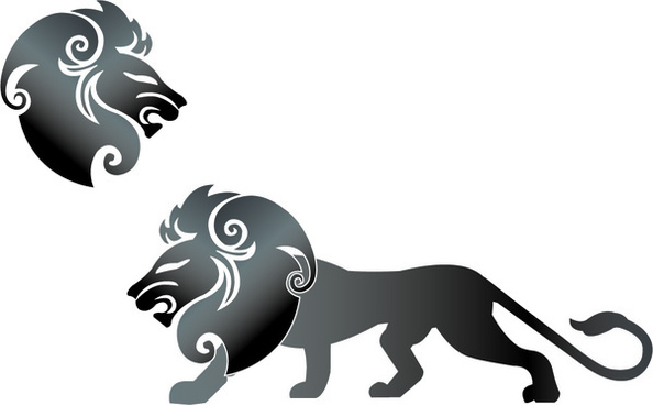 Royal Lion Emblem Free Vector Download 594x368 Royal Lion Emblem Free Vector Download