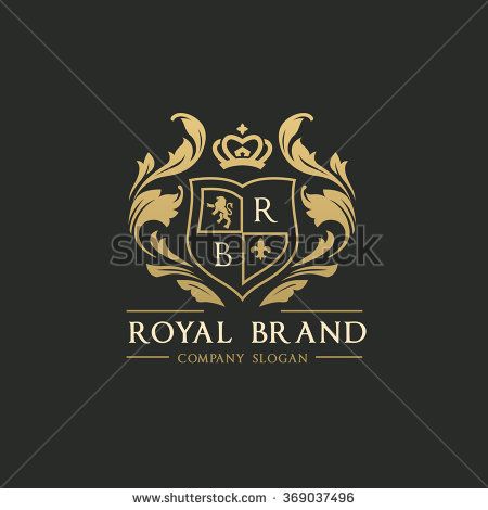 450x470 Royal Brand Logo,crown Logo,lion Logo,crest Logo,vector Logo