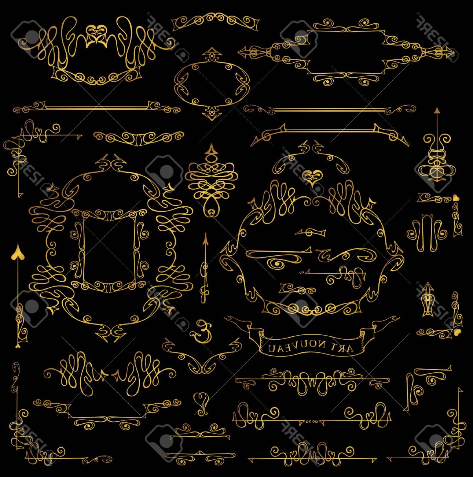 1548x1560 Photostock Vector Royal Vector Design Elements Calligraphic Curves