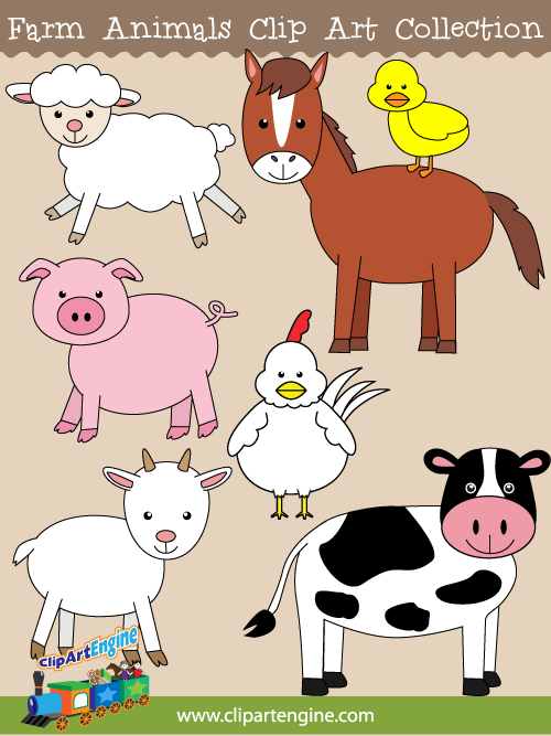 500x667 Farm Animals Clip Art Collection For Personal And Commercial Use