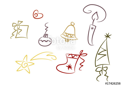 Clipart Set Weihnachten Und Advent Stock Image And Royalty Free 500x354 Clipart Set Weihnachten Und Advent Stock Image And Royalty Free