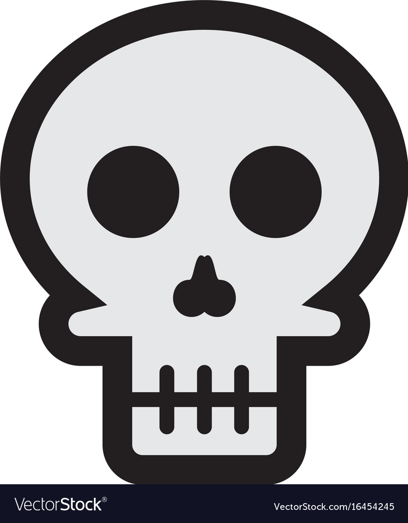 843x1080 Skull Icon Vector