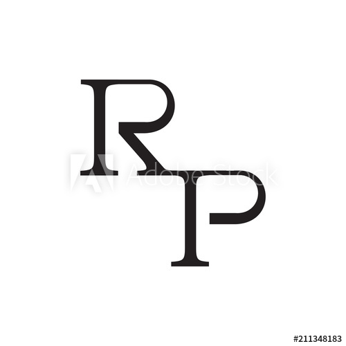 500x500 Rp Logo Vector Design
