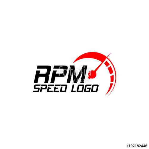 500x500 Rpm Vector Logo Graphic Abstract Modern Template Stock Image