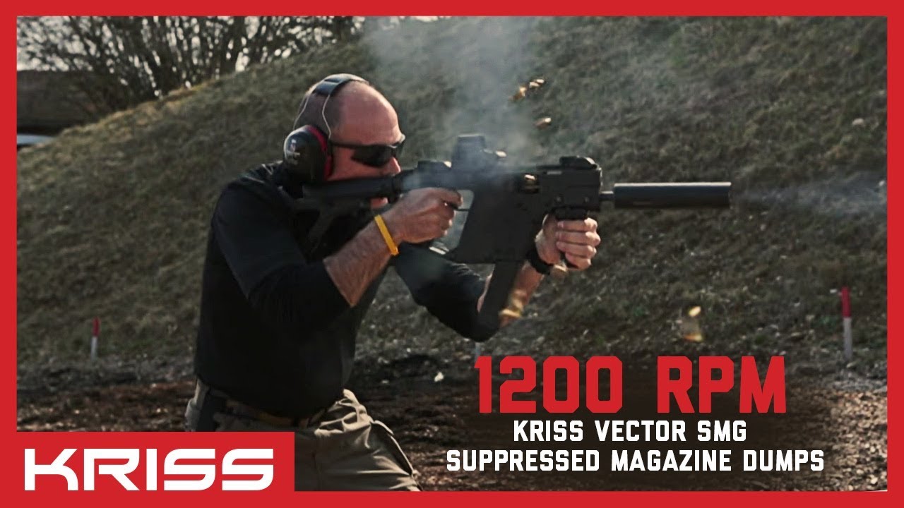 1280x720 Kriss Vector Smg Rpm Suppressed Magazine Dumps