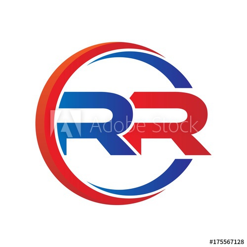 Rr Logo Vector Modern Initial Swoosh Circle Blue And Red 500x500 Rr Logo Vector Modern Initial Swoosh Circle Blue And Red