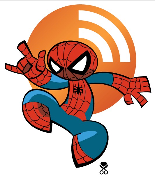 532x605 Spiderman Rss Icon Vector Graphic Free Download