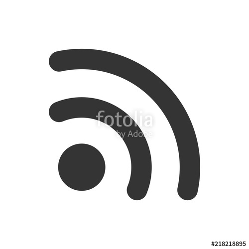 500x500 Rss Feed Icon Stock Image And Royalty Free Vector