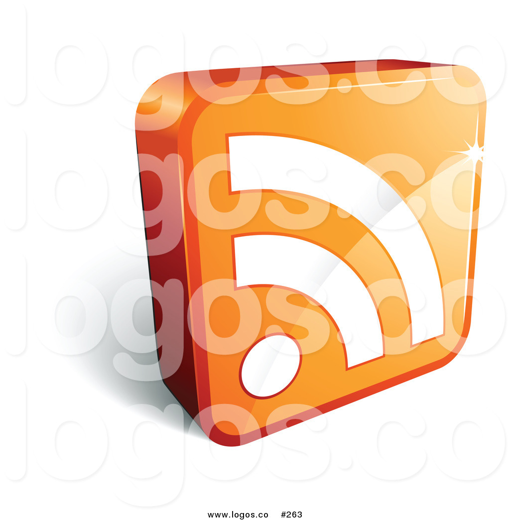 1024x1044 Royalty Free Vector Logo Of A Bright Orange Rss Symbol Icon