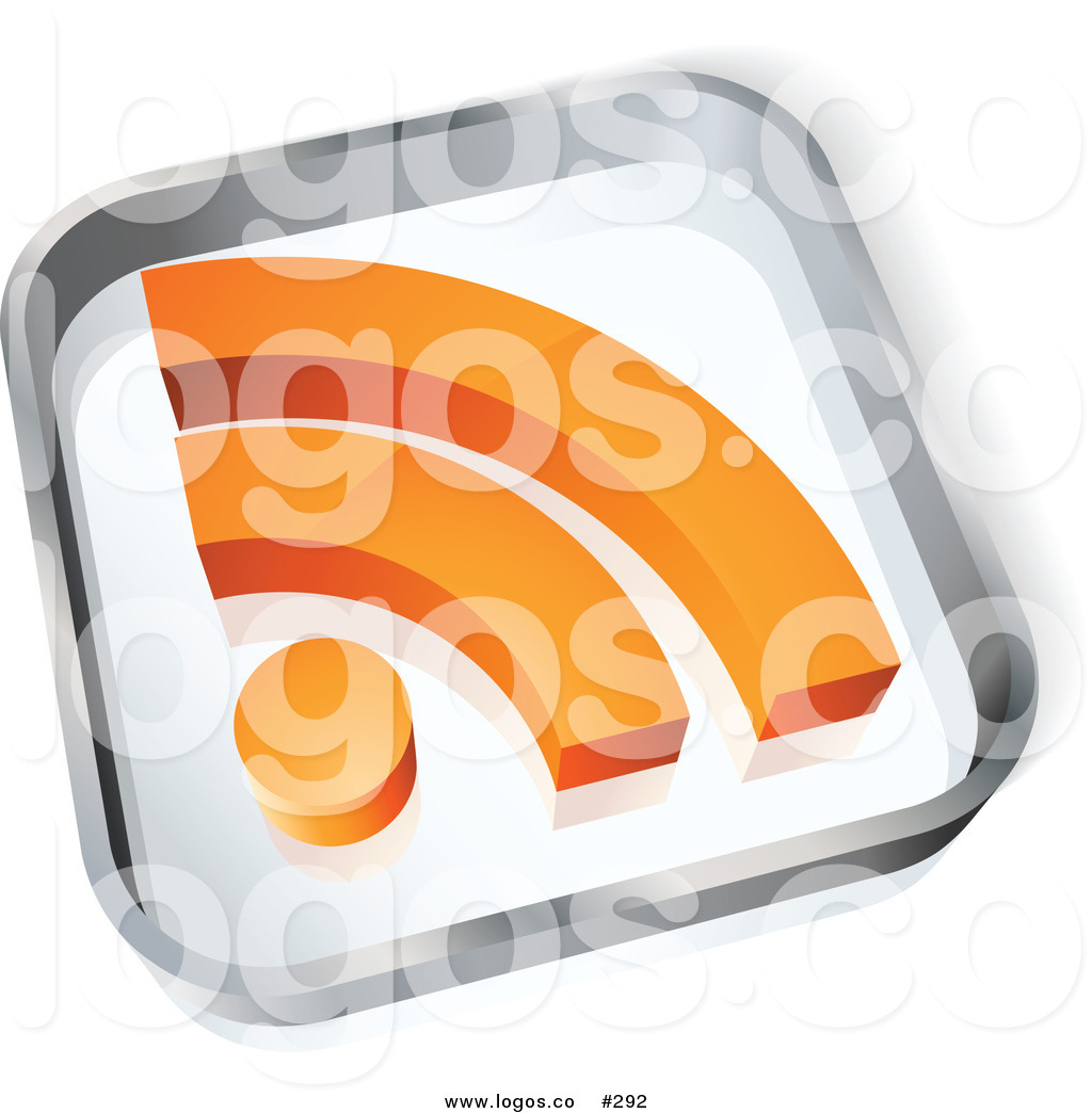 1024x1044 Royalty Free Vector Logo Of An Orange Rss Symbol Composited Over