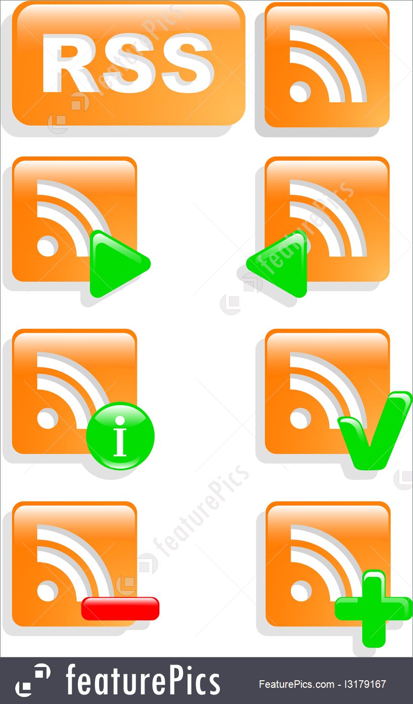 817x1392 Emblems And Symbols The Vector Rss Web Symbol Icon Set
