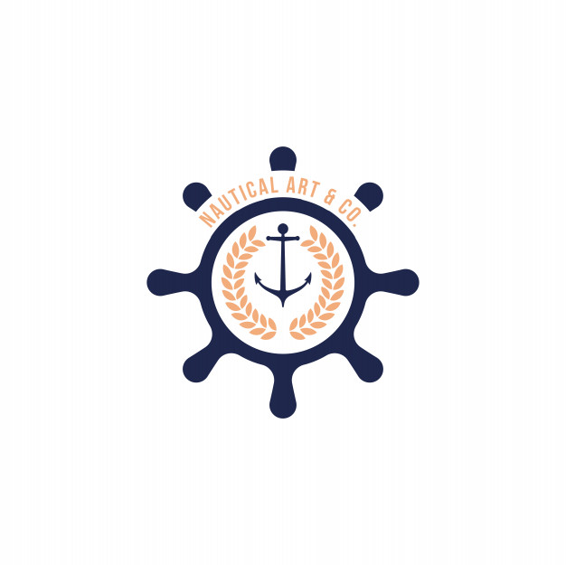 626x625 Nautical Logo Vector Premium Download