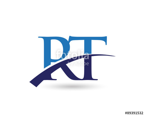 500x400 Rt Logo Letter Swoosh Stock Image And Royalty Free Vector