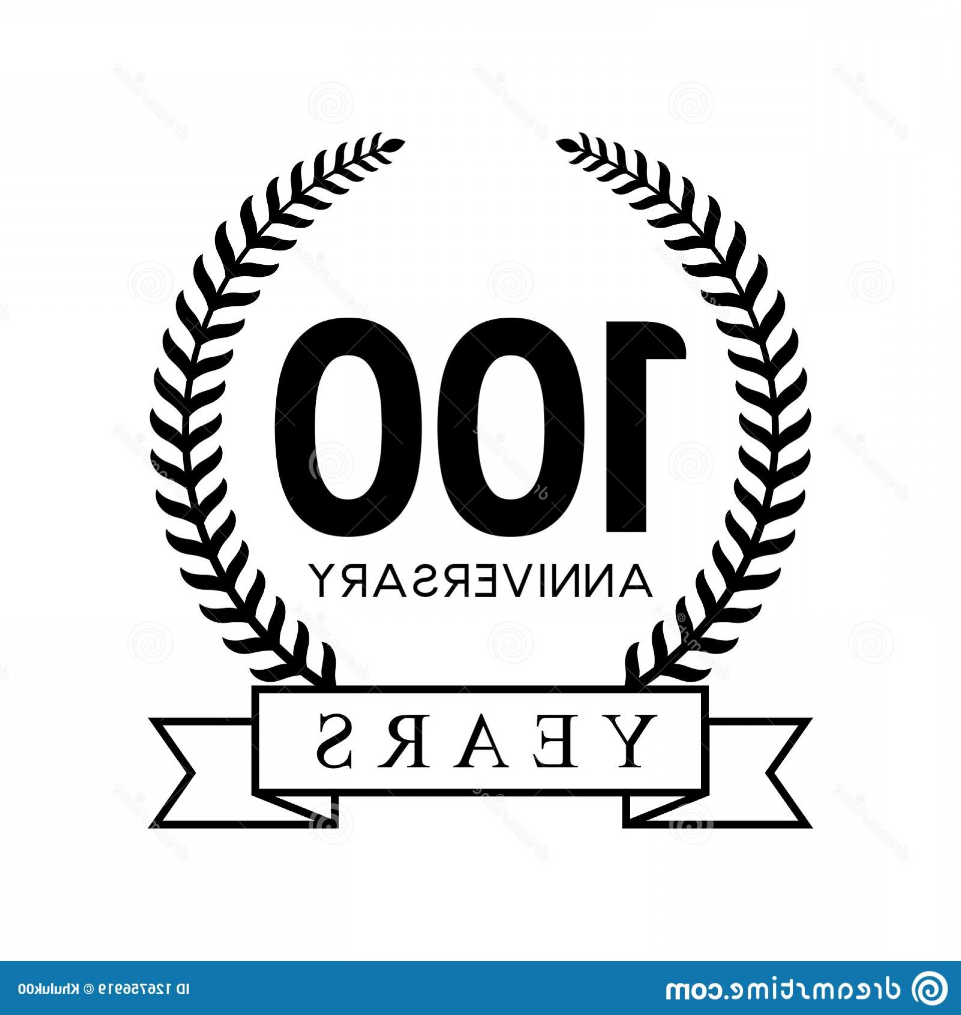 1920x2028 Th Anniversary Years Laurel Wreath Retro Black Color Celebration