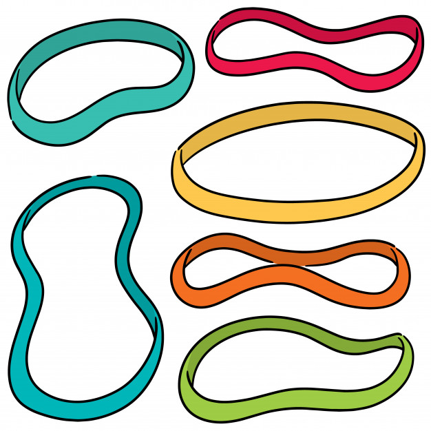 626x626 Vector Set Of Rubber Band Vector Premium Download