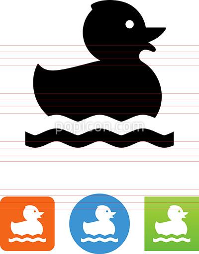 400x512 Vector Rubber Duck Icon