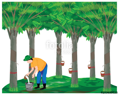 500x400 Agriculturist Harvest Water Rubber Vector Design Stock Image