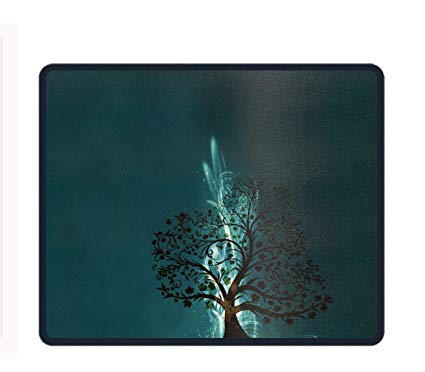 425x372 Artistic Tree Vector Mouse Pad Non Slip Rubber