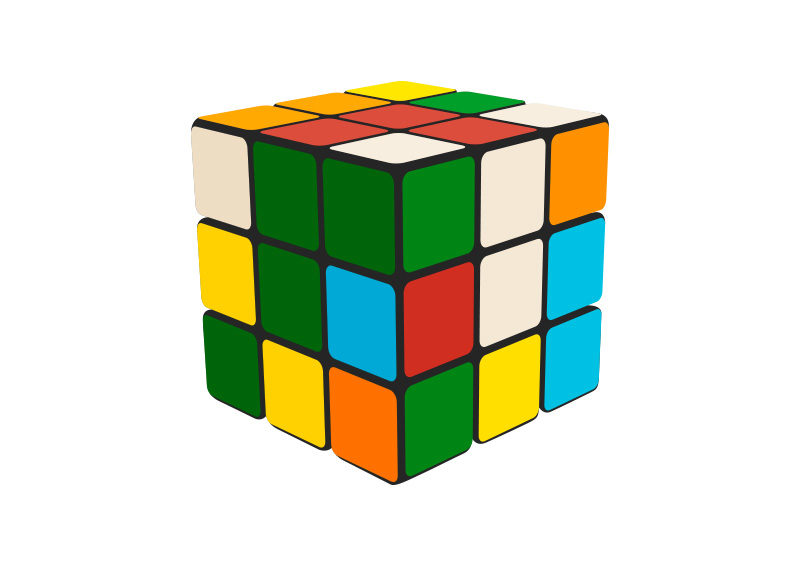 Rubik's Cube Free Vector 800x566 Rubik's Cube Free Vector