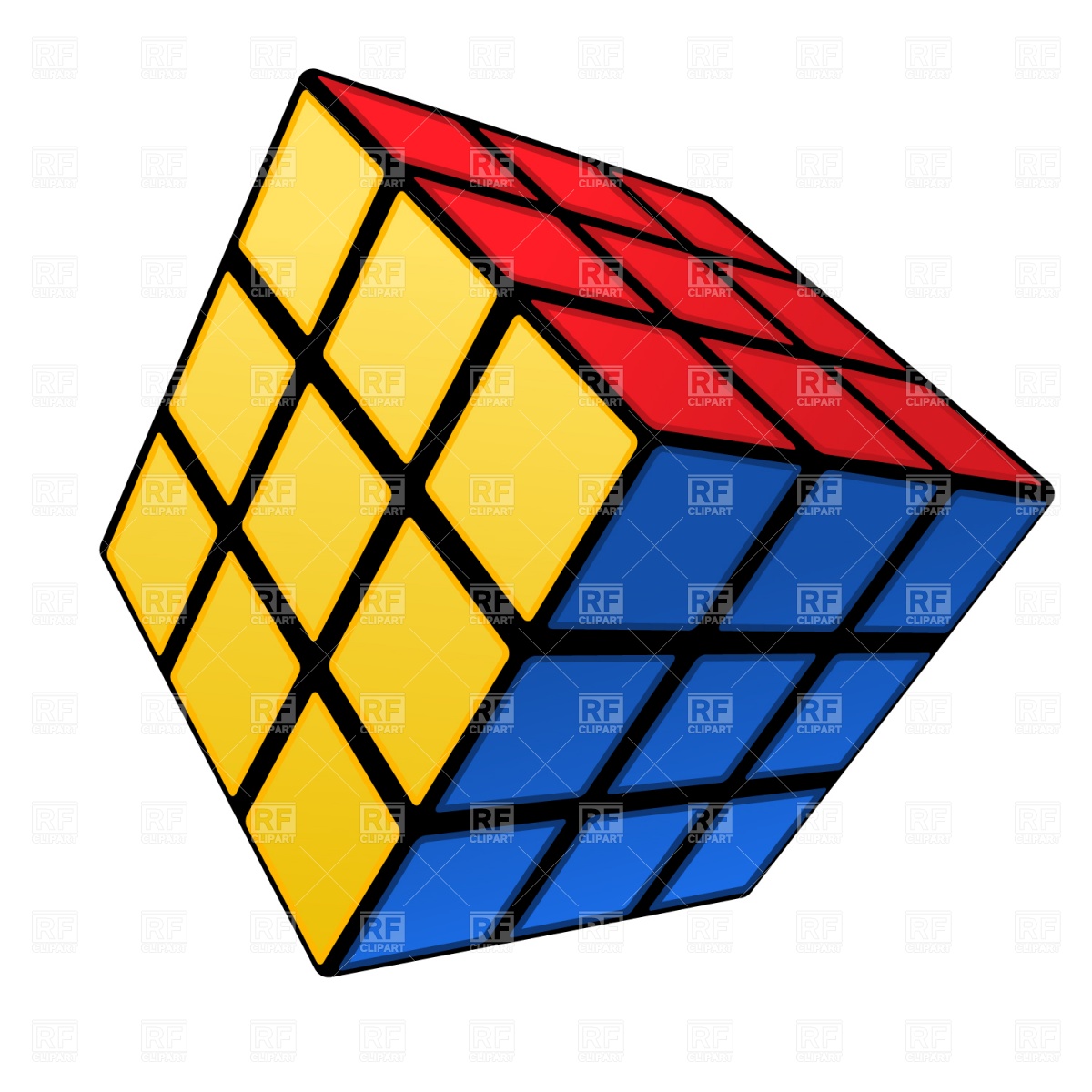 Rubik's Cube Vector Image Of Objects Prague 1200x1200 Rubik's Cube Vector Image Of Objects Prague