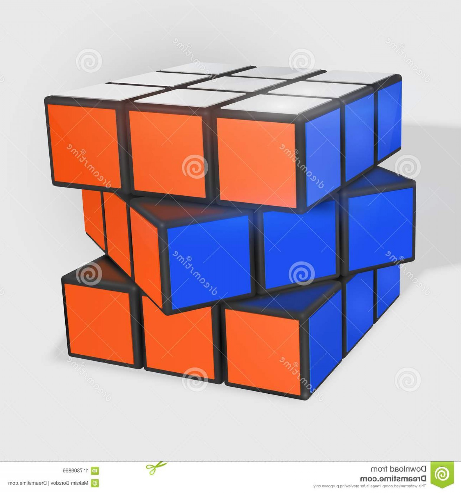 1560x1668 Rubik S Cube Vector Illustration Minsk Belarus May Editorial
