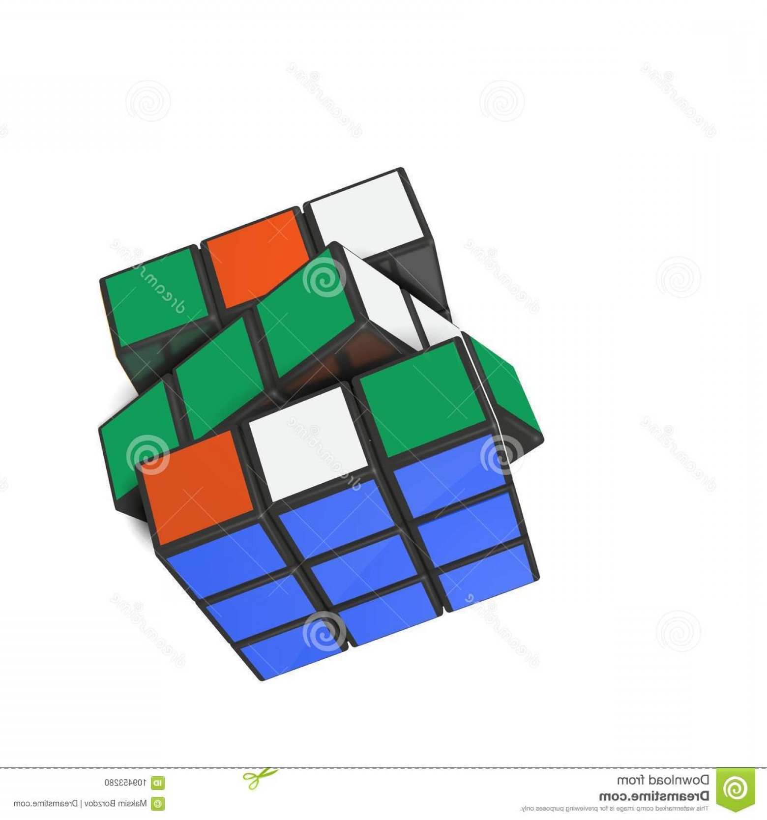 1560x1668 Editorial Realistic Vector Illustration Rubik S Cube Minsk Belarus