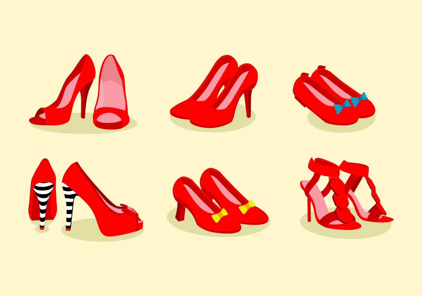 Ruby Red Slippers Free Vector Art 1400x980 Ruby Red Slippers Free Vector Art