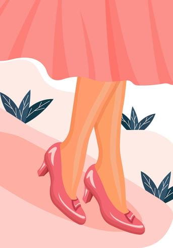 Ruby Slippers Vector Illustration Free Graphics 343x490 Ruby Slippers Vector Illustration Free Graphics