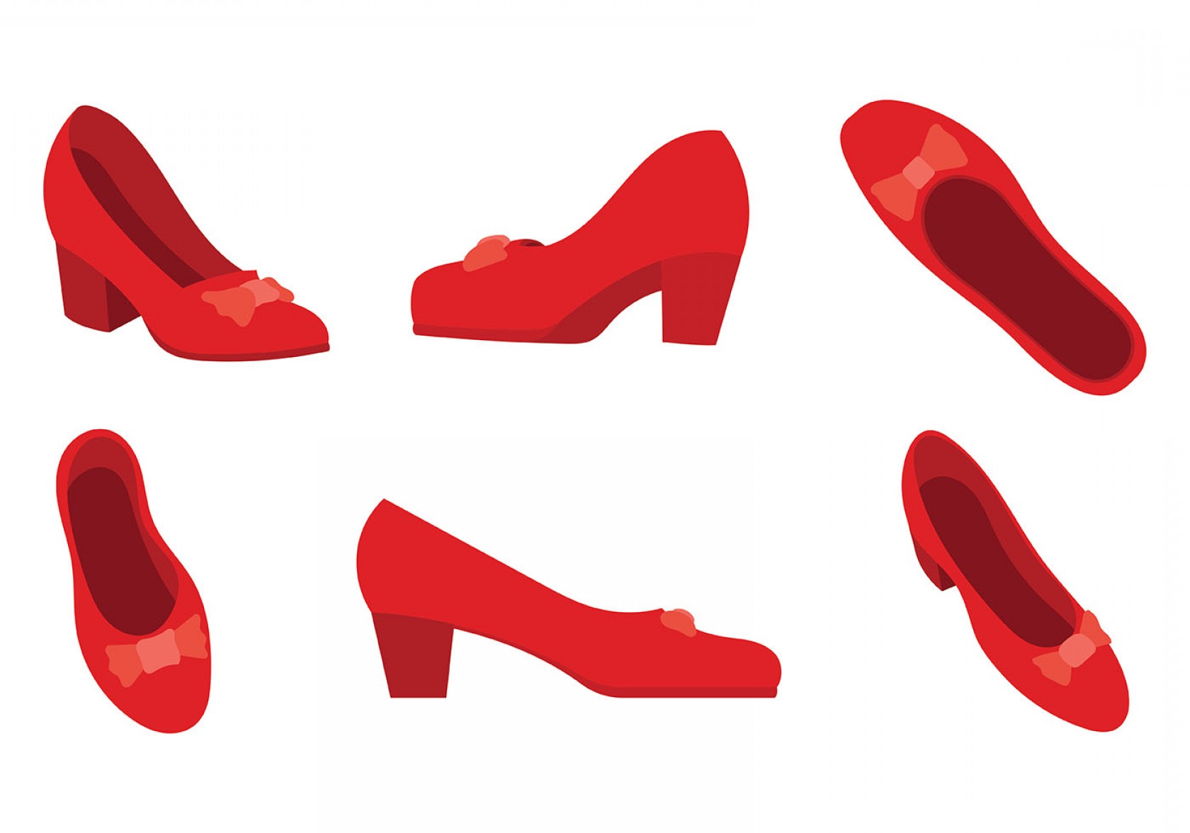 Vector Elegant Ruby Slippers Set Soidergi 1680x1176 Vector Elegant Ruby Slippers Set Soidergi