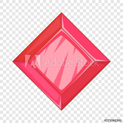 500x500 Ruby Icon Cartoon Illustration Of Ruby Vector Icon For Web Design