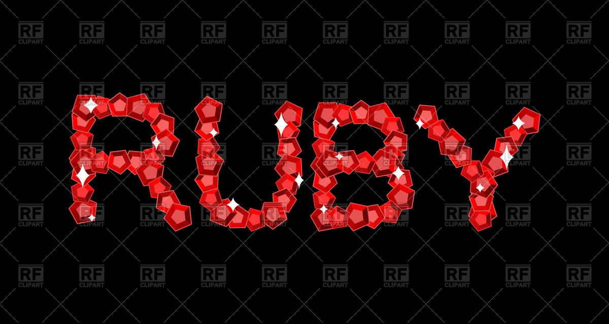 1200x639 Ruby Is Lettering Symbol Vector Image Of Fonts Type Popaukropa