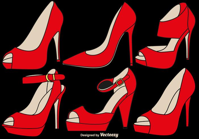 700x490 Vector Elegant Ruby Slippers Set