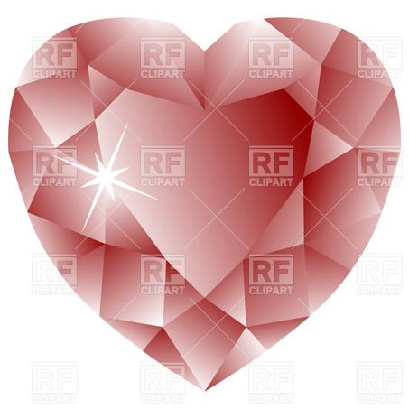 453x453 Heart Shape Ruby Vector Image Of Beauty, Fashion Robertosch