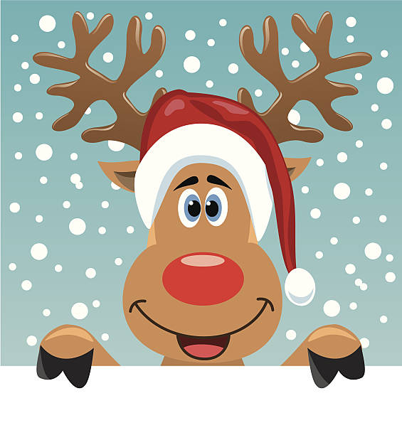 Rudolph The Red Nosed Reindeer Vector at Vectorified.com ...