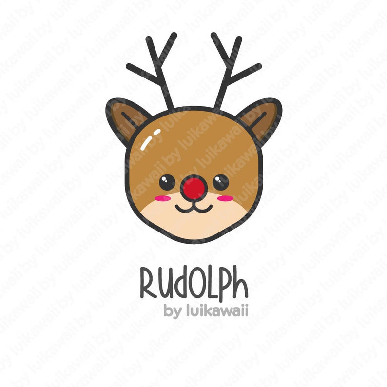 Rudolph The Red Nosed Reindeer Vector At Vectorified Com