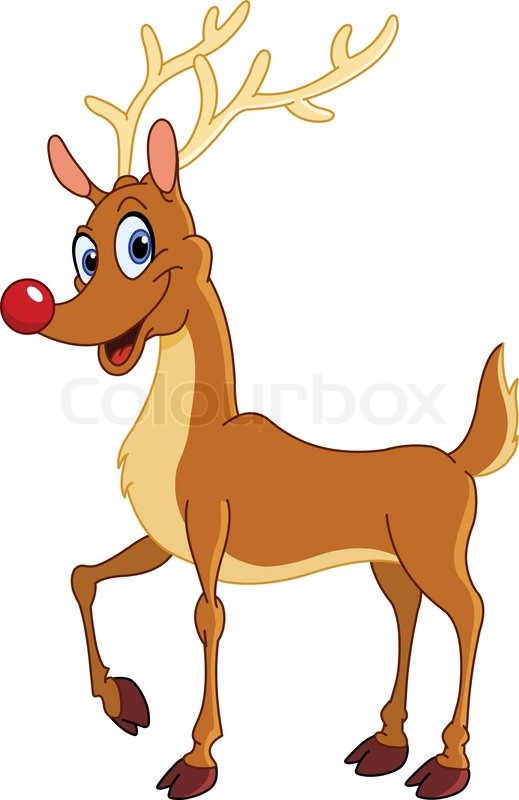 Rudolph The Red Nosed Reindeer Stock Vector Colourbox 519x800 Rudolph The Red Nosed Reindeer Stock Vector Colourbox